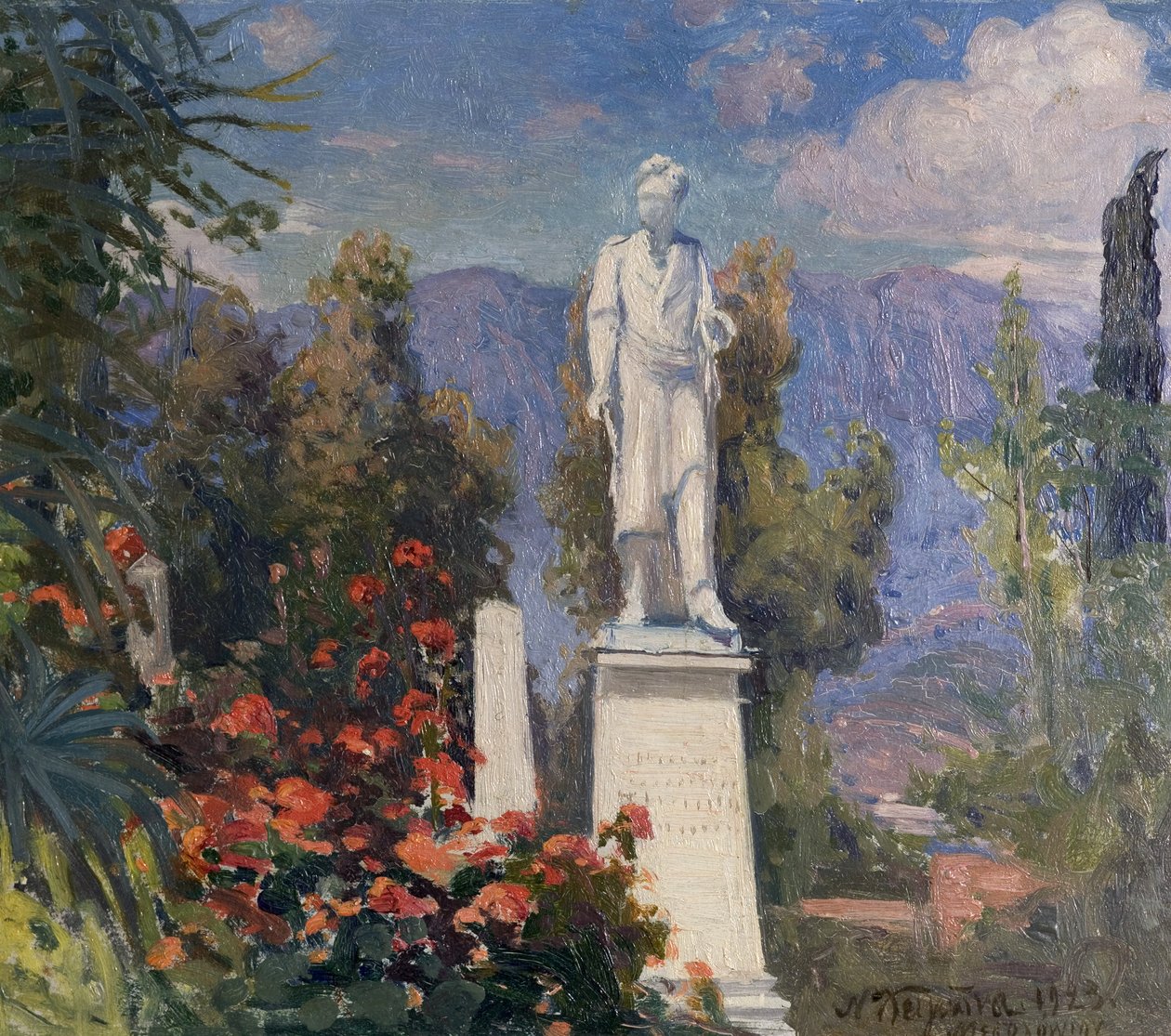 Monumento di Byron a Missolonghi, Grecia, 1923 da Nicholas Himona