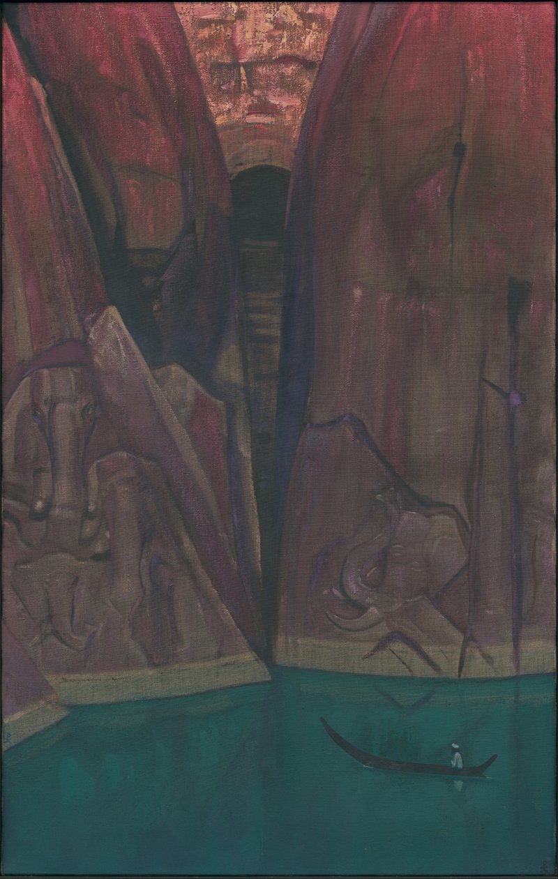 Ashram, serie "Ashrams", 1931 da Nicholas Roerich