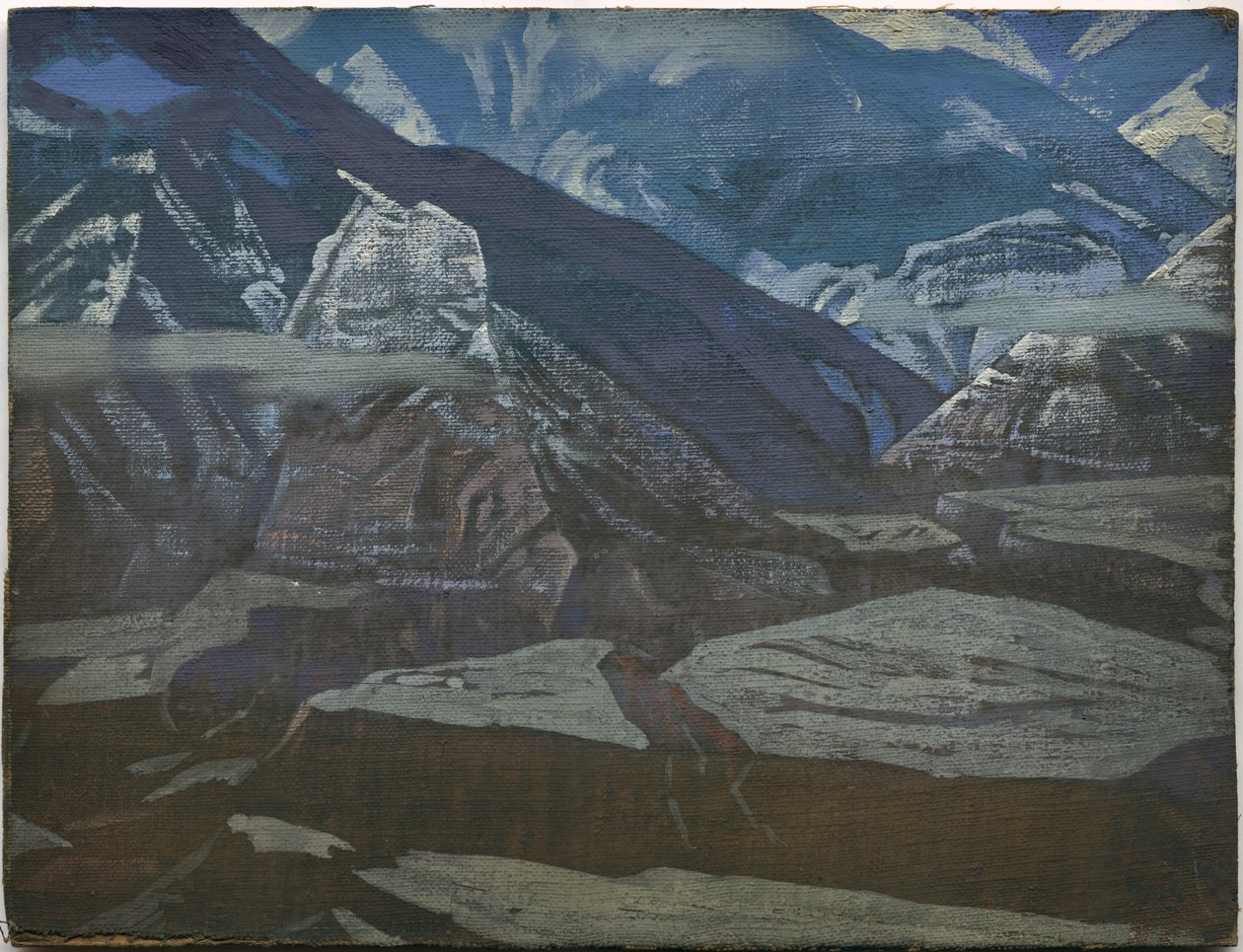 Forte di Bharagarh, serie "Kulu", 1929 da Nicholas Roerich