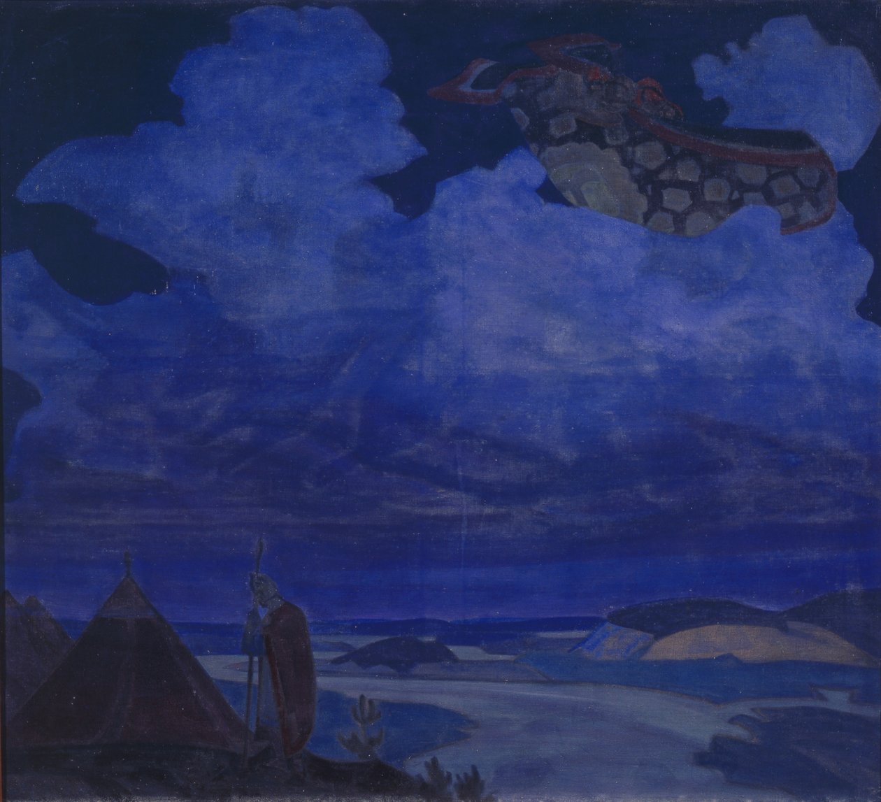 Tappeto volante, 1916 da Nicholas Roerich
