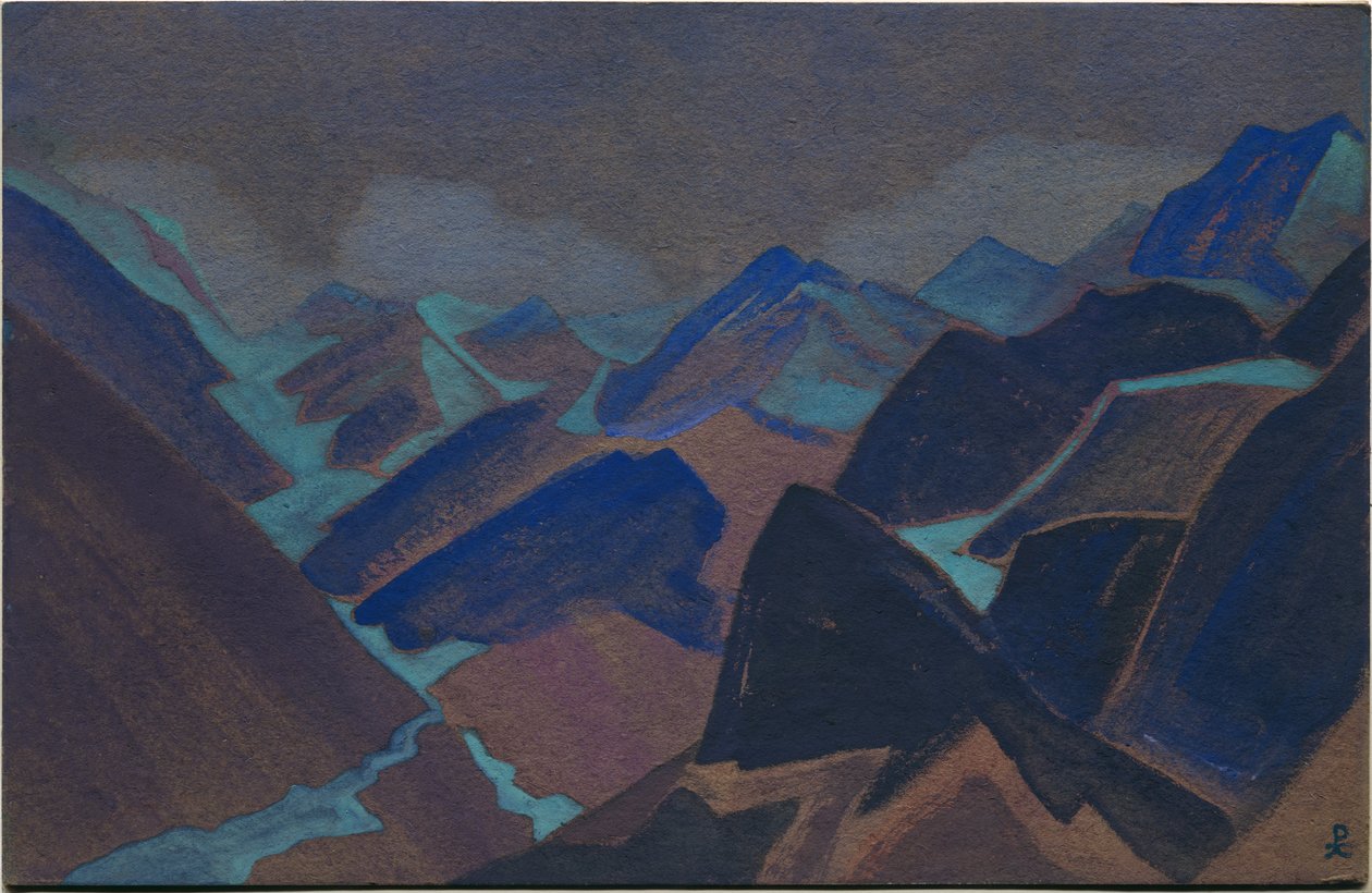 Ghiacciai di Lahul da Nicholas Roerich