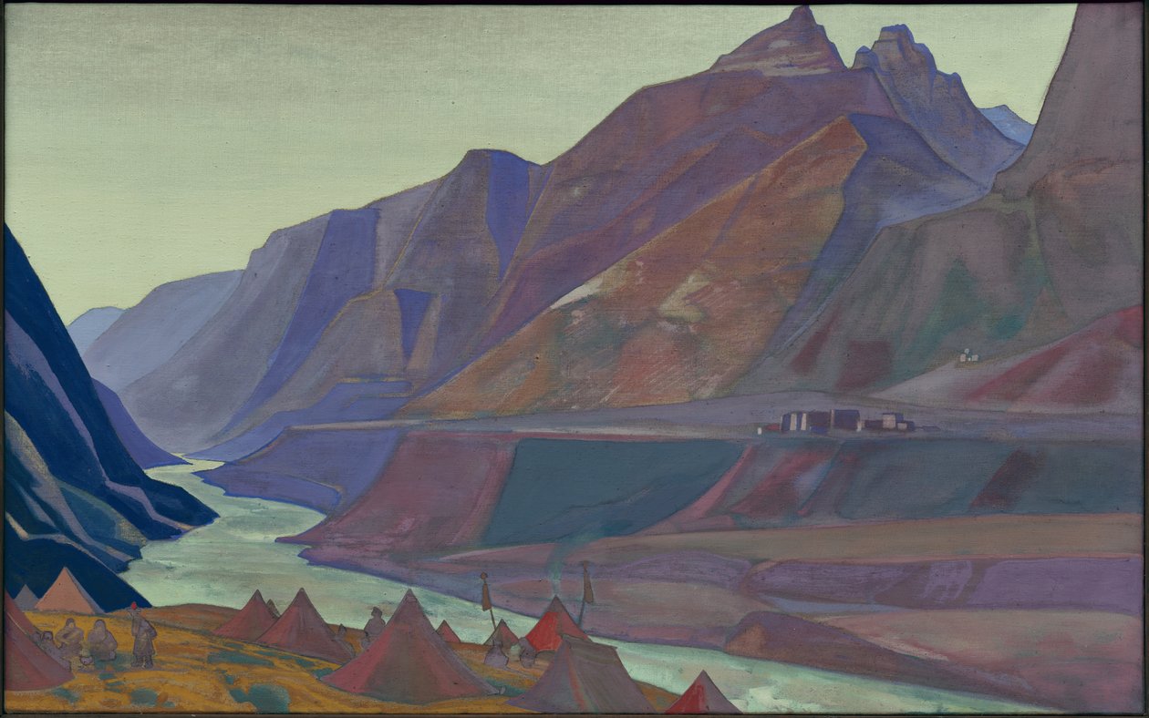 Campo di Koksar, 1932 da Nicholas Roerich