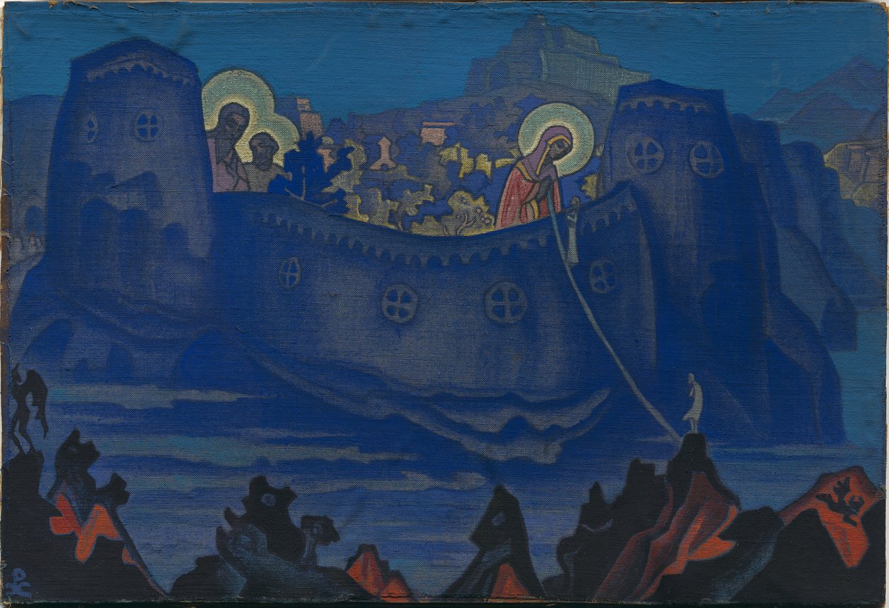 Madonna Laboris, schizzo da Nicholas Roerich