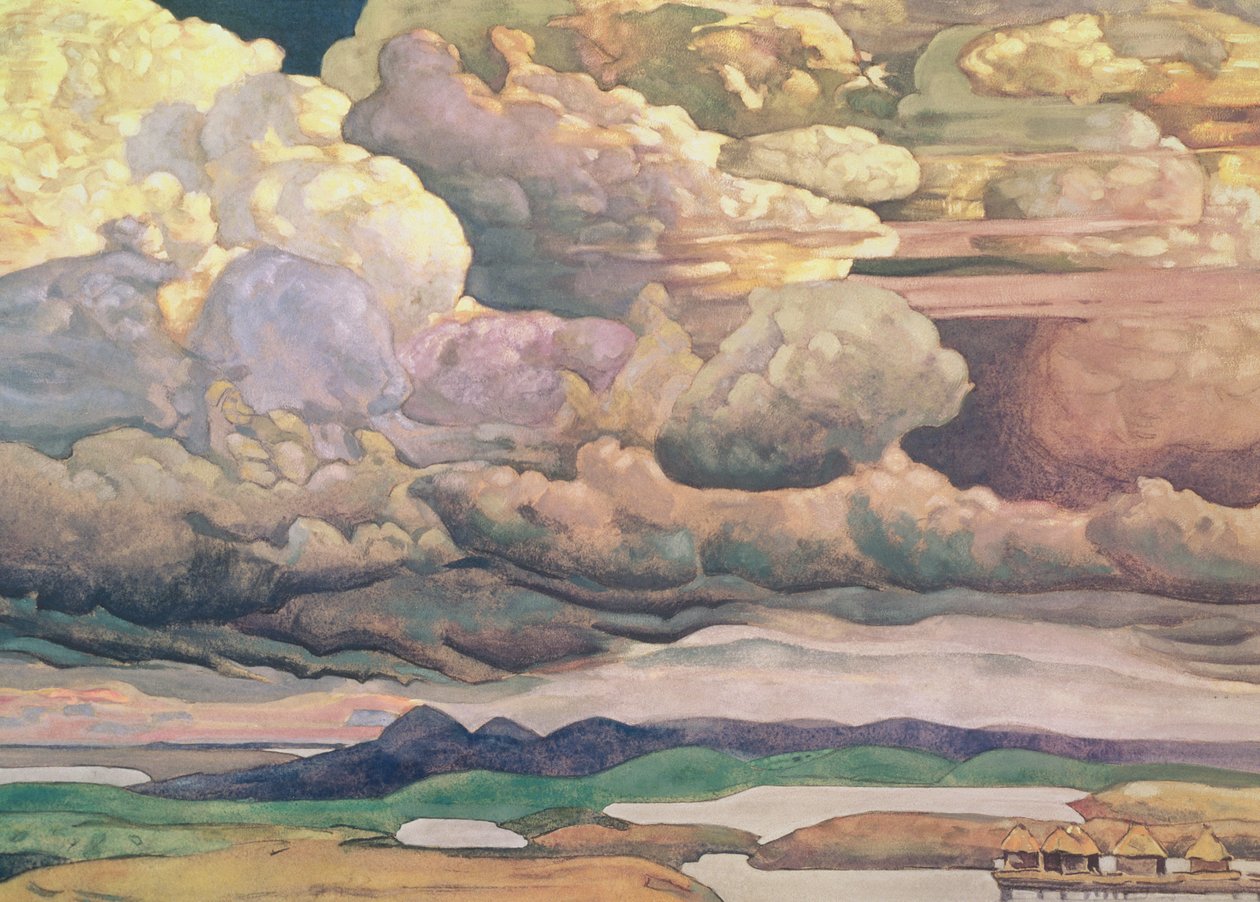 Paesaggio di cielo, 1912 da Nicholas Roerich