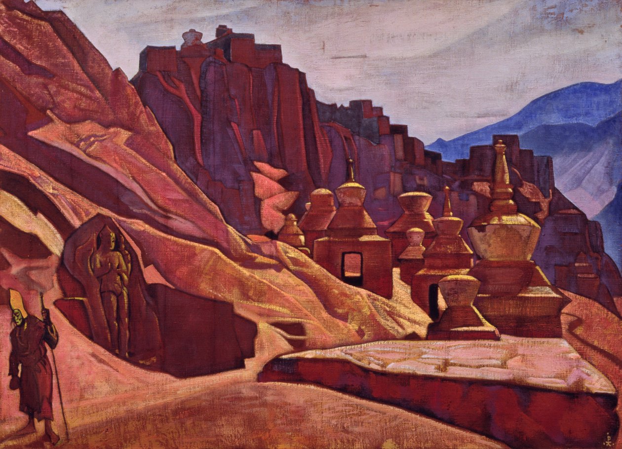 Il monastero Bonpo in Tibet da Nicholas Roerich