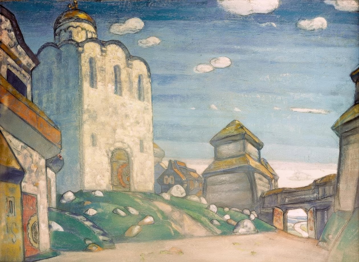 La Cattedrale di Putivl da Nicholas Roerich