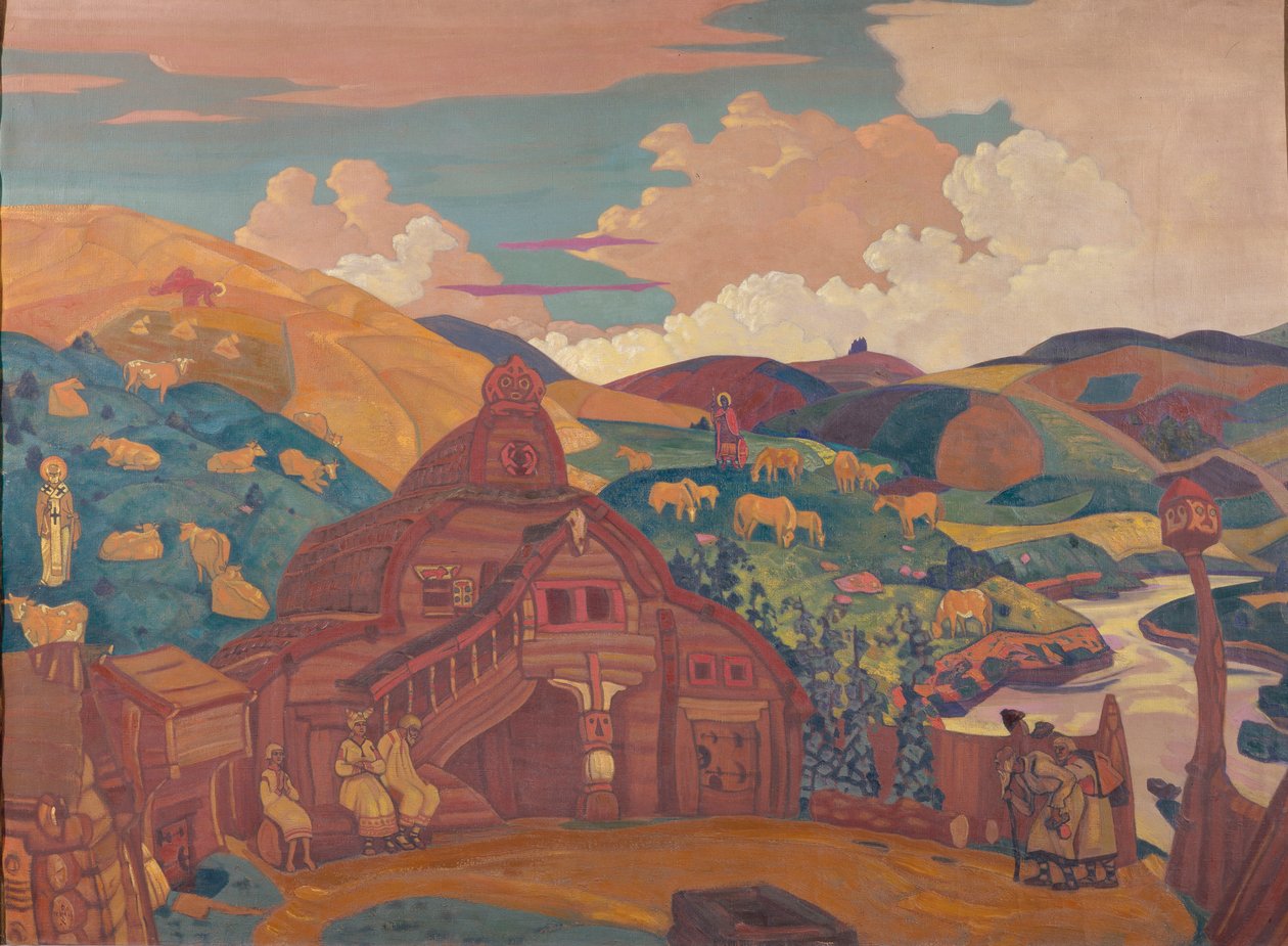 Le tre gioie, 1916 da Nikolai Konstantinowitsch Roerich