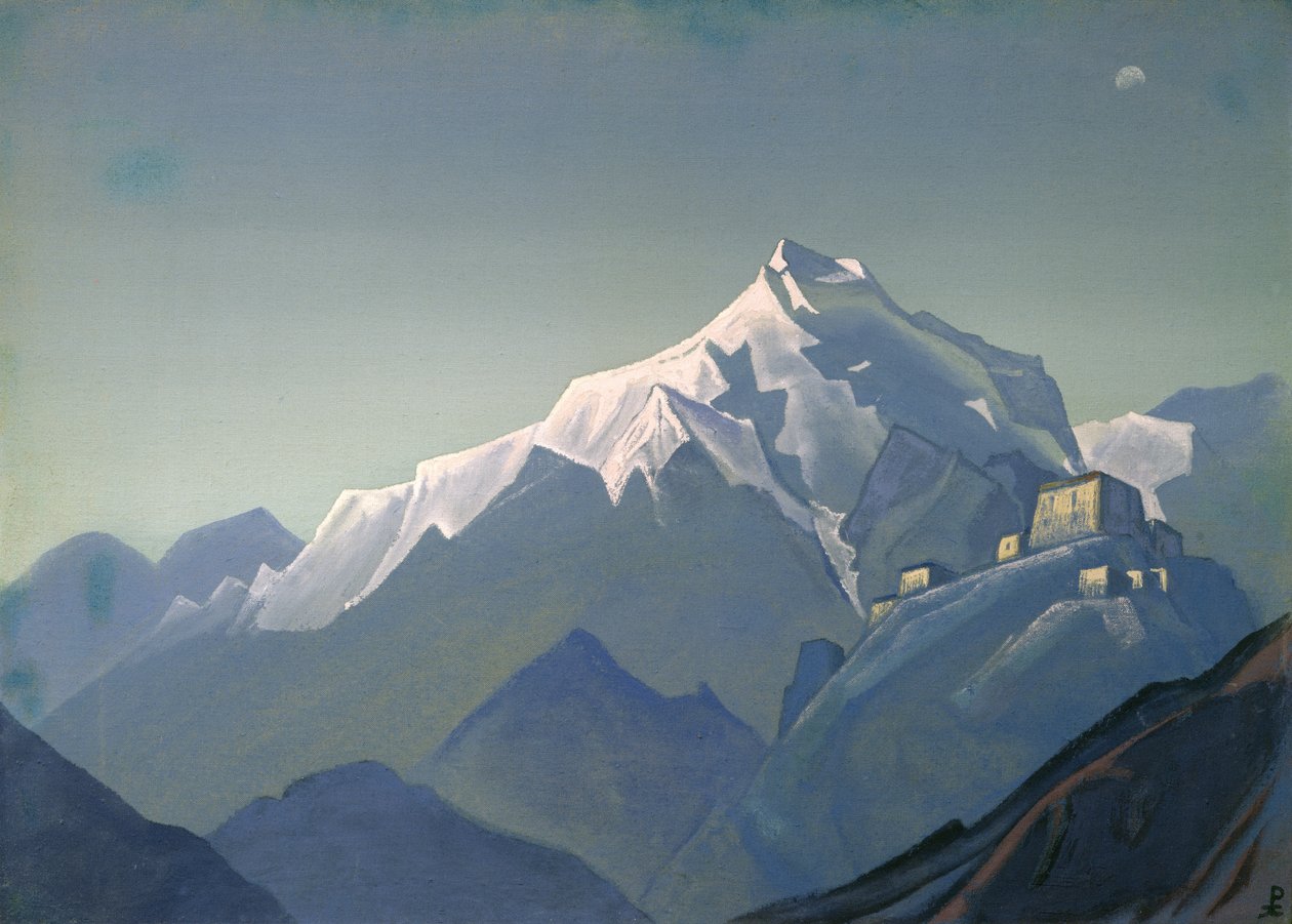 Tibet: un monastero, 1944 da Nicholas Roerich