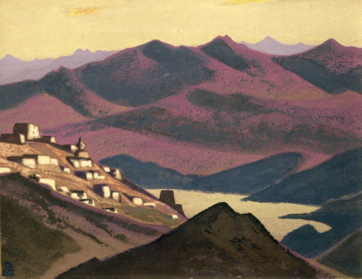 Lago Yam-Zo, 1937 da Nicholas Roerich