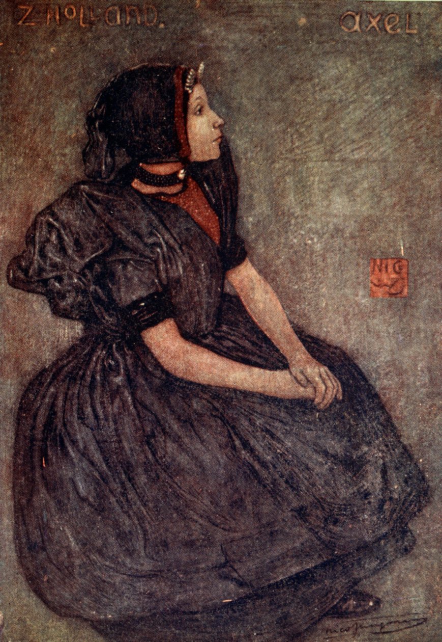 Una ragazza della Zelanda, 1904 da Nico Jungman