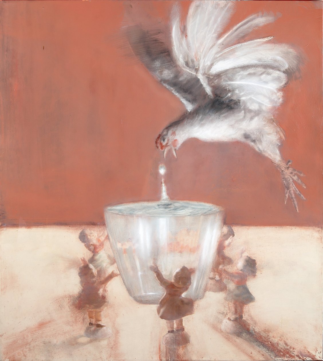 Gallo con vaso, 2013 da Nicola Pucci