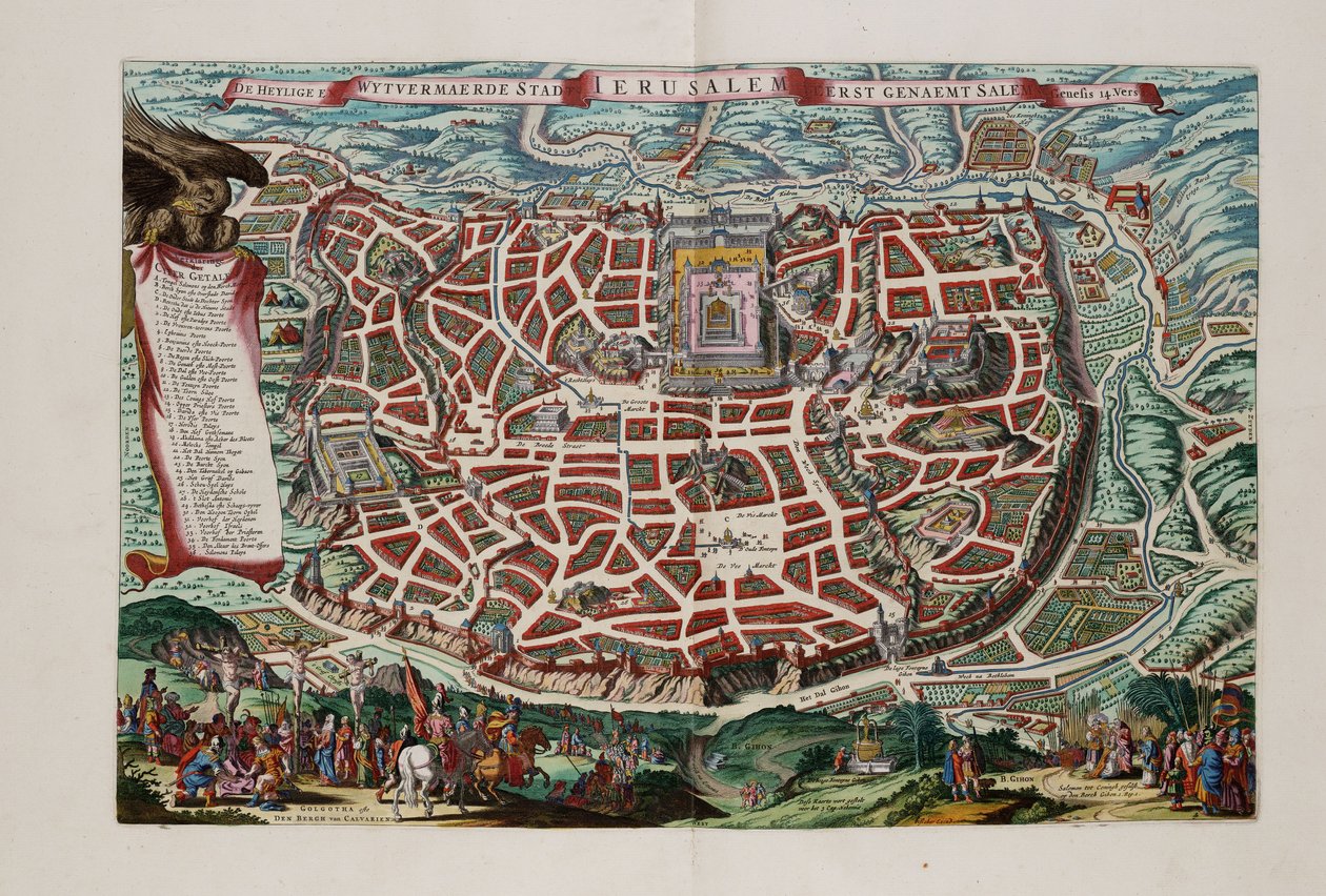 Gerusalemme da Nicolaes Visscher