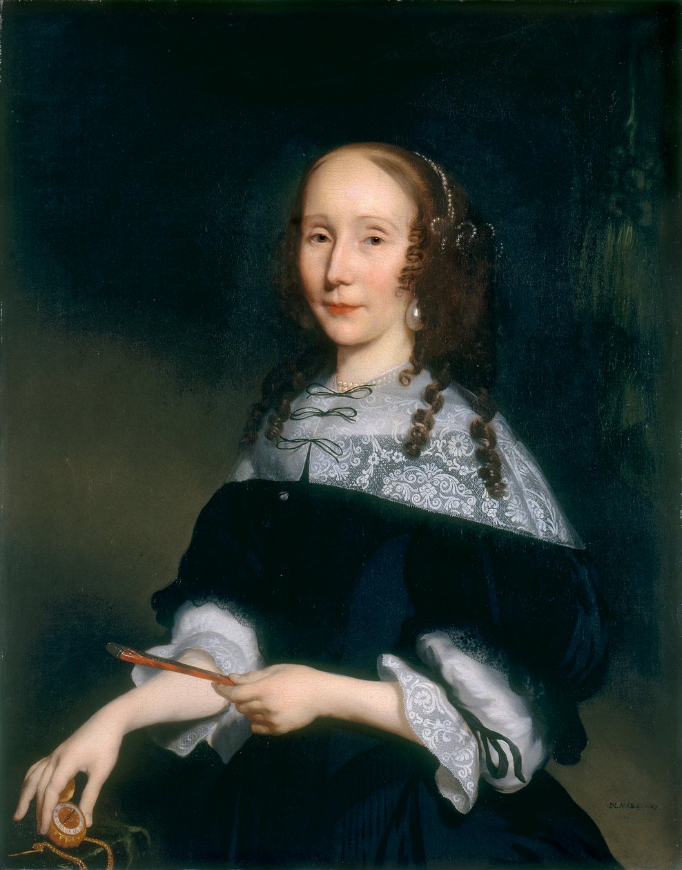 Ritratto di signora da Nicolaes Maes
