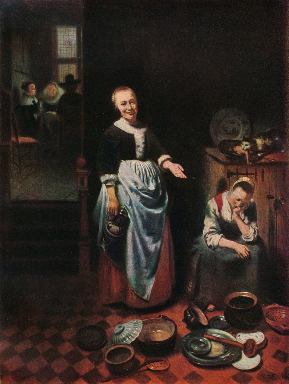 Il Servitore Pigro, 1655 da Nicolaes Maes