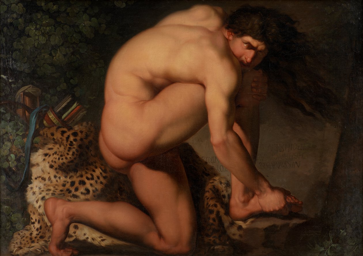 Il ferito Filottete da Nicolai Abraham Abildgaard