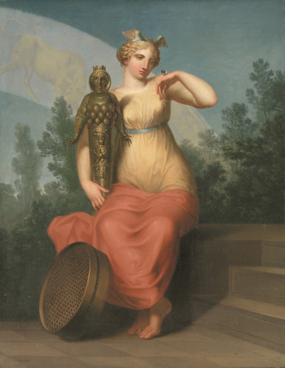 Filosofia. Figura Allegorica. da Nicolai Abildgaard