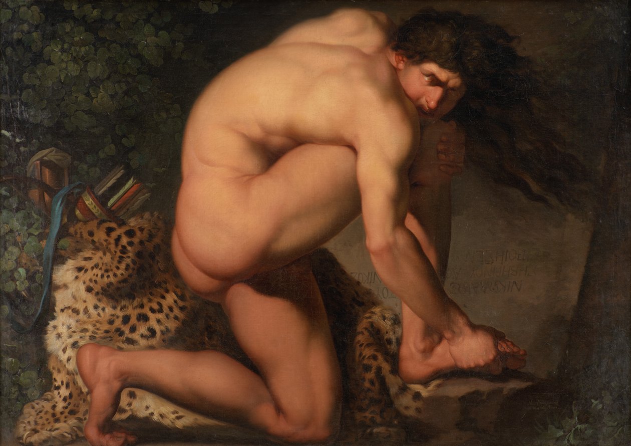 Filottete ferito da Nicolai Abildgaard