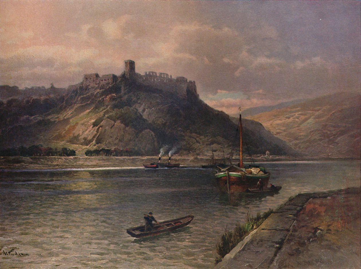 Rovine di Rheinfels, Castello di Rheinfels, 1923 da Nicolai Astudin