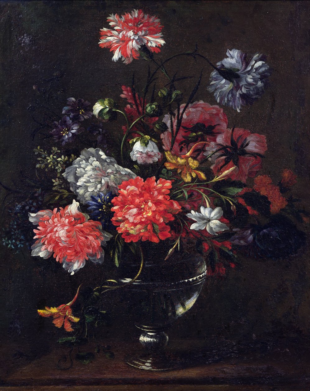 Fiori in un vaso di vetro da Nicolas Baudesson