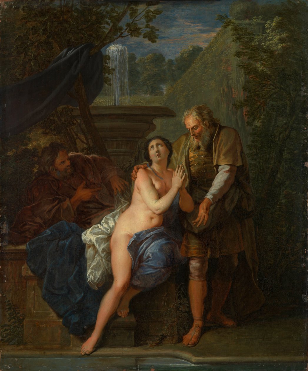 Susanna e i vecchioni da Nicolas Bertin