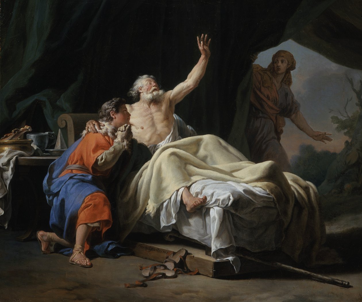 Isacco benedice Giacobbe, 1768 da Nicolas Guy Brenet