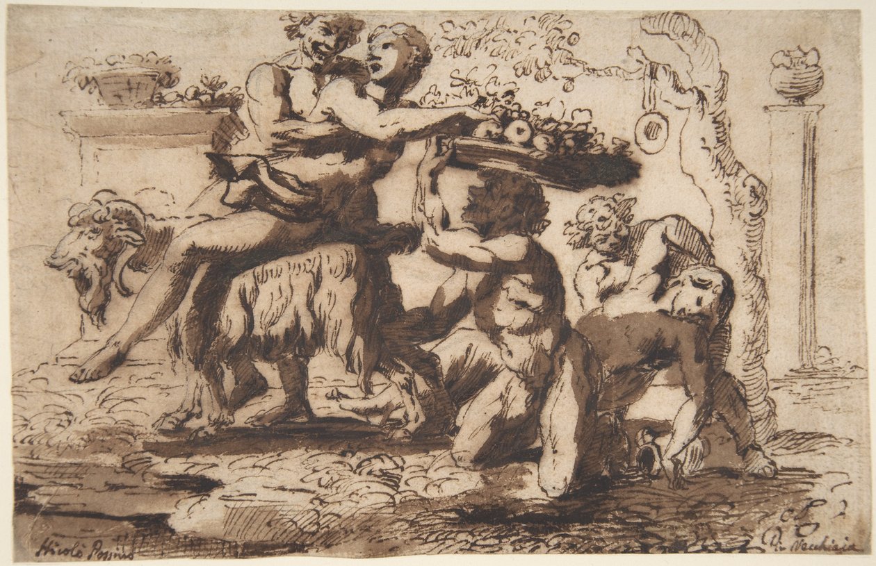 Baccanale, c.1635-36 da Nicolas Poussin