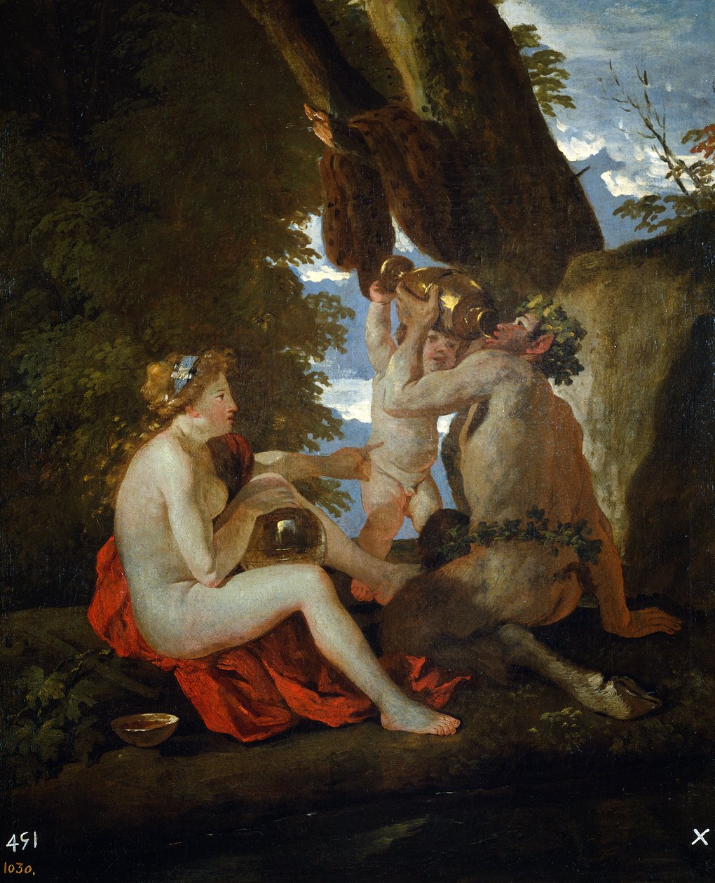 Scena bacchica da Nicolas Poussin