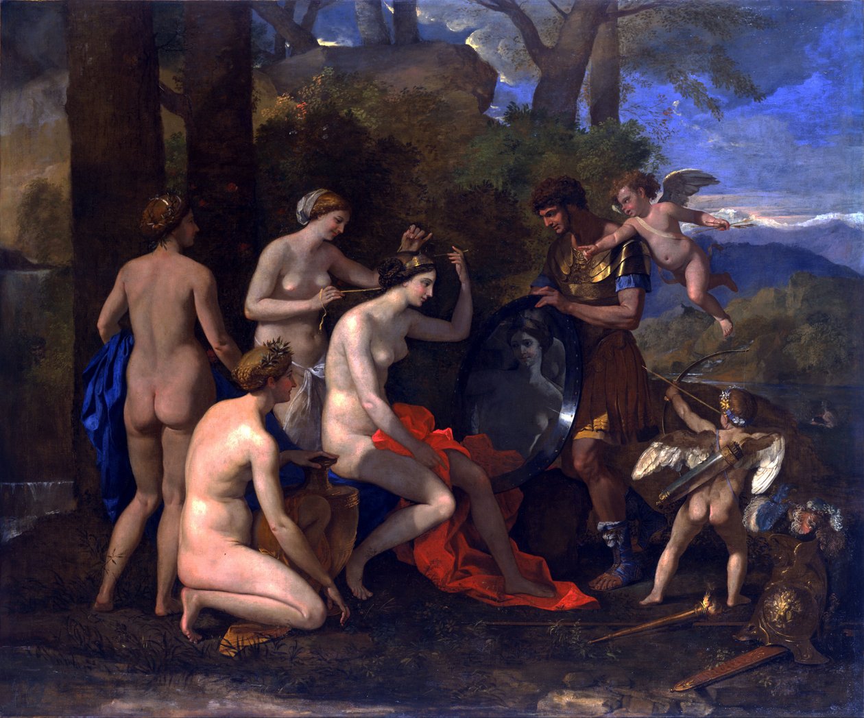 Marte e Venere da Nicolas Poussin