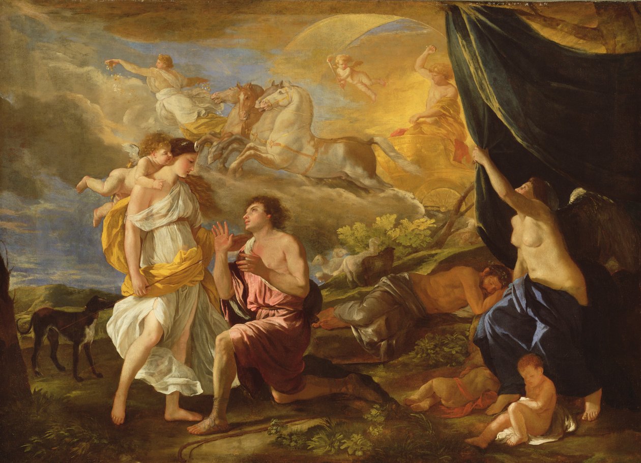 Selene ed Endimione, c.1630 da Nicolas Poussin