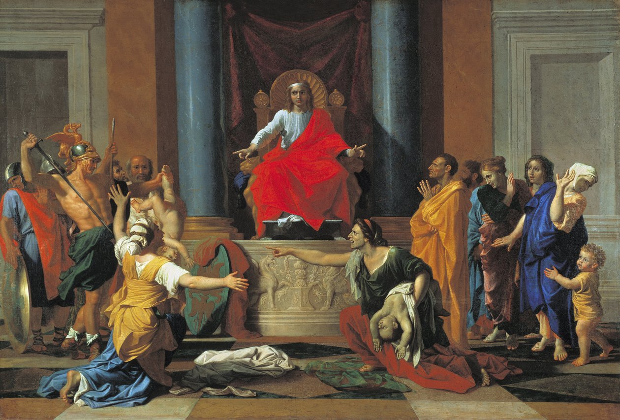 Il giudizio di Salomone da Nicolas Poussin