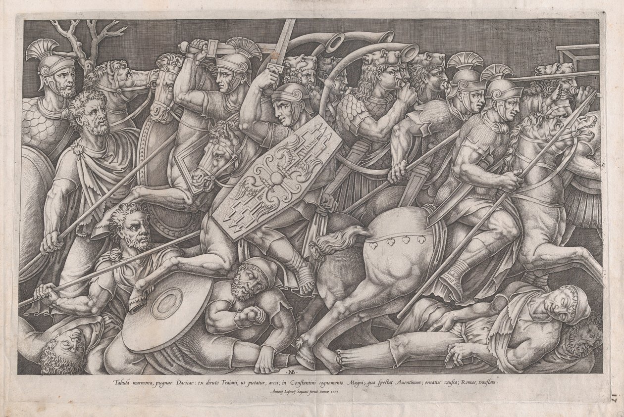 Speculum Romanae Magnificentiae: Guerra Dacica, 1553 da Nicolas Beatrizet