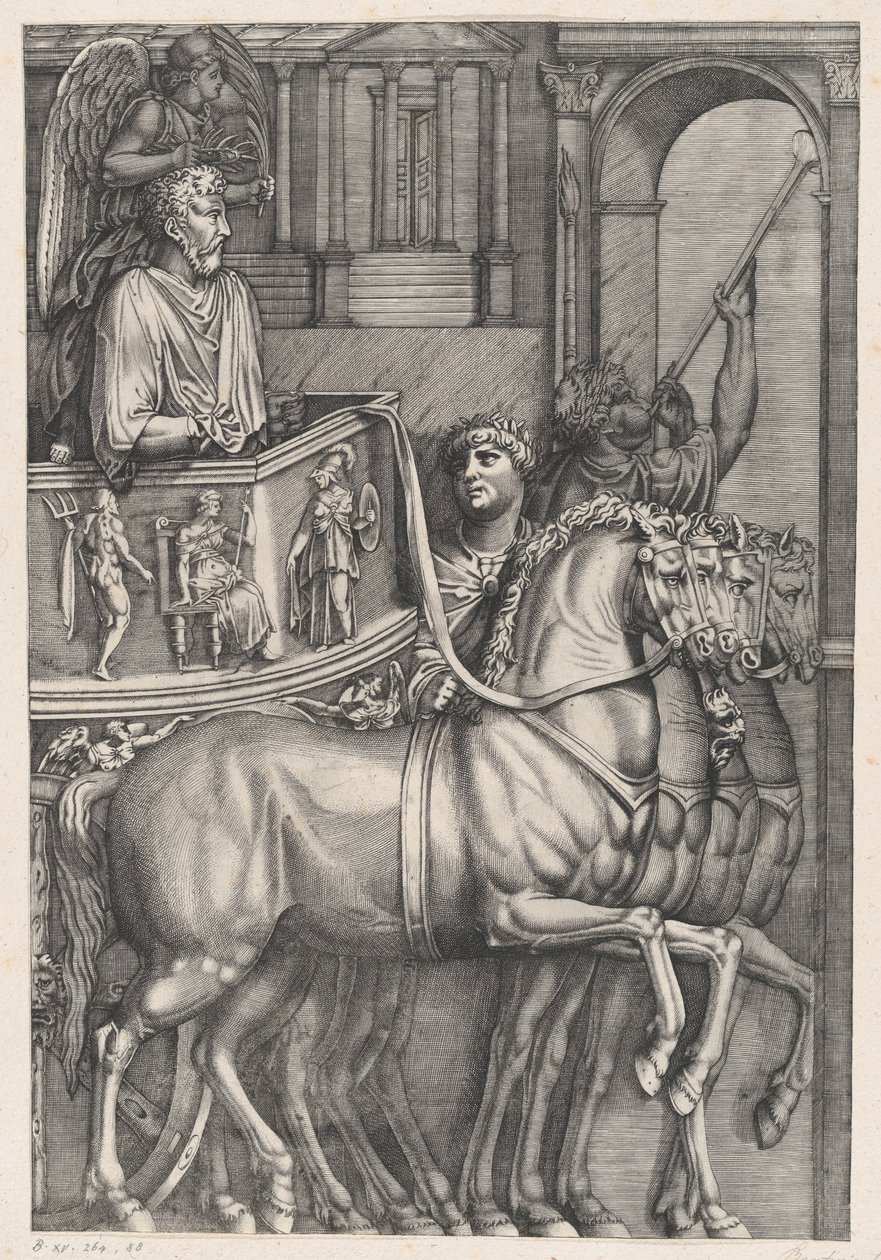 Il Trionfo di Marco Aurelio da Nicolas Beatrizet