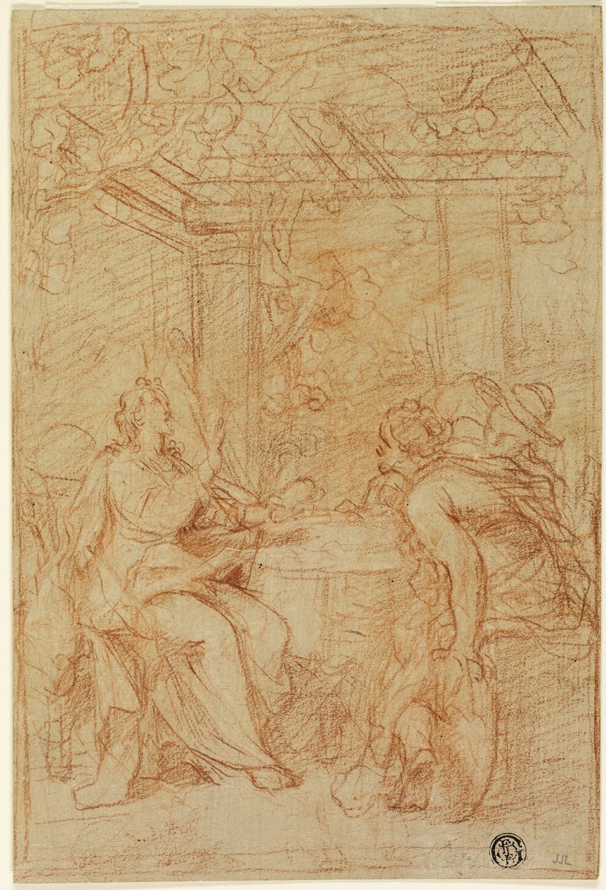 Cena di Emmaus da Nicolas Bertin