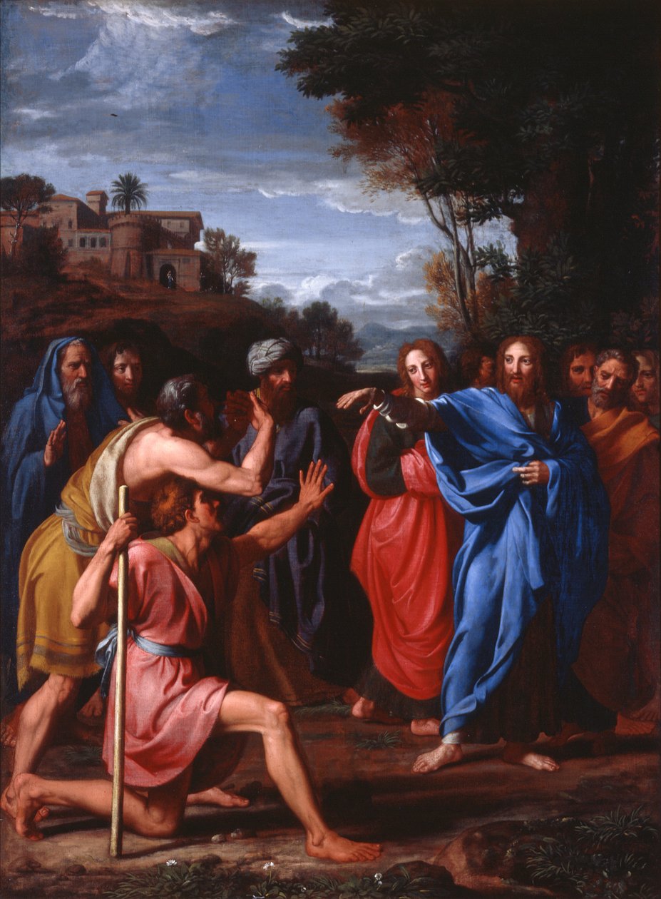 Cristo guarisce i ciechi da Nicolas Colombel