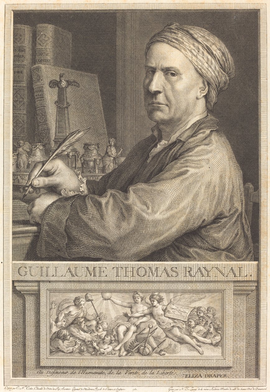 Guillaume Thomas Raynal da Nicolas Delaunay after Charles Nicolas Cochin II