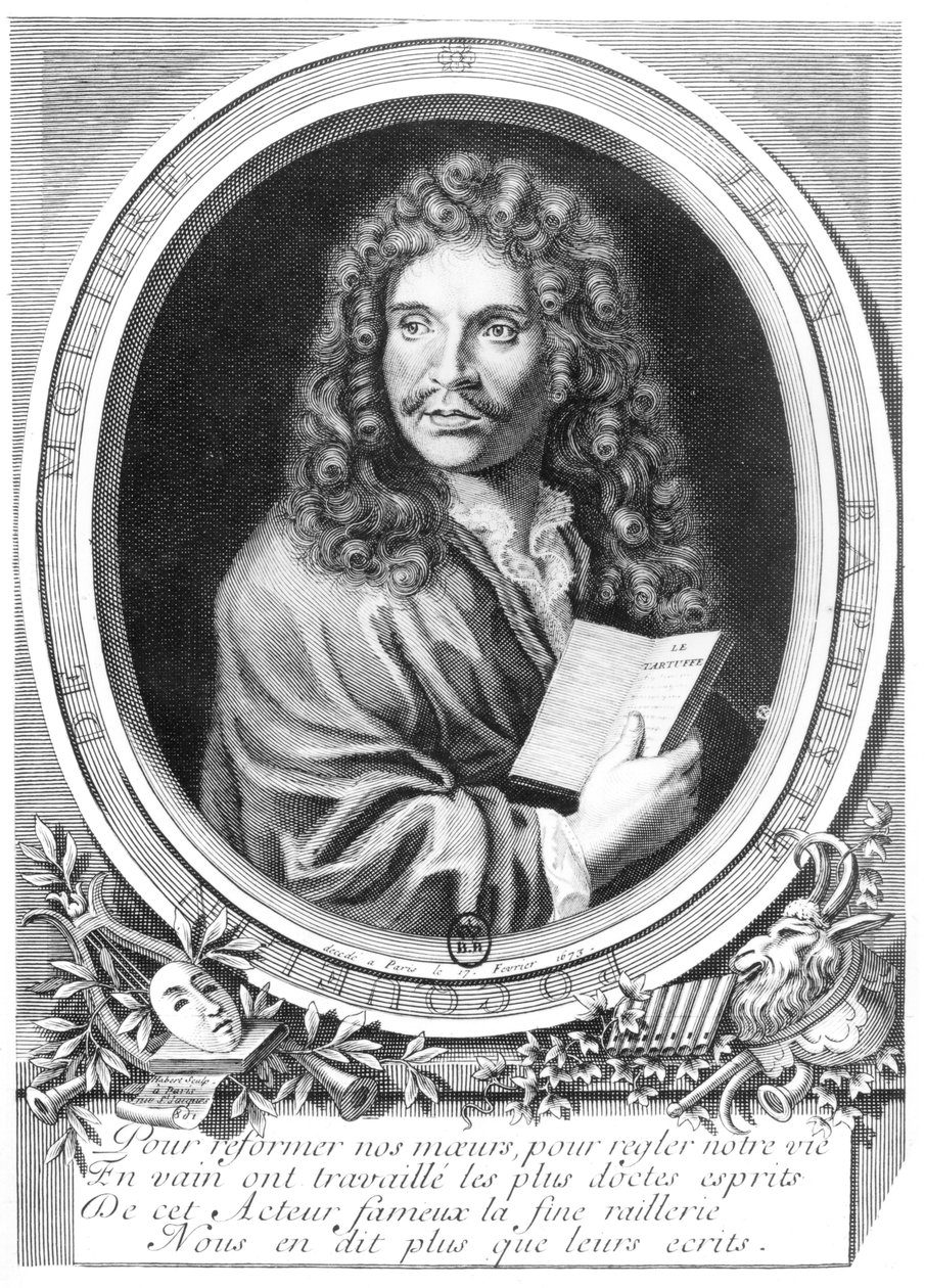 Ritratto di Molière da Nicolas Habert