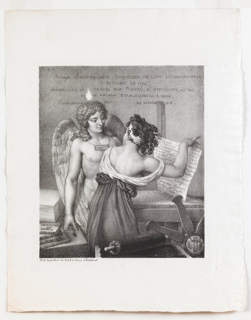 Il genio della litografia da Nicolas Henri Jacob