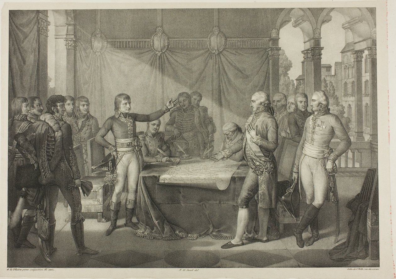 Trattato di Leoben da Nicolas Henri Jacob
