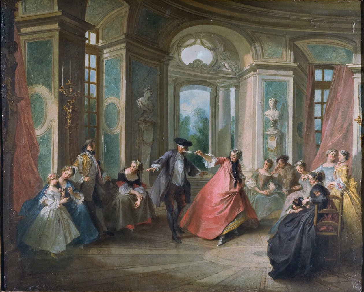 Il cieco di Buff da Nicolas Lancret