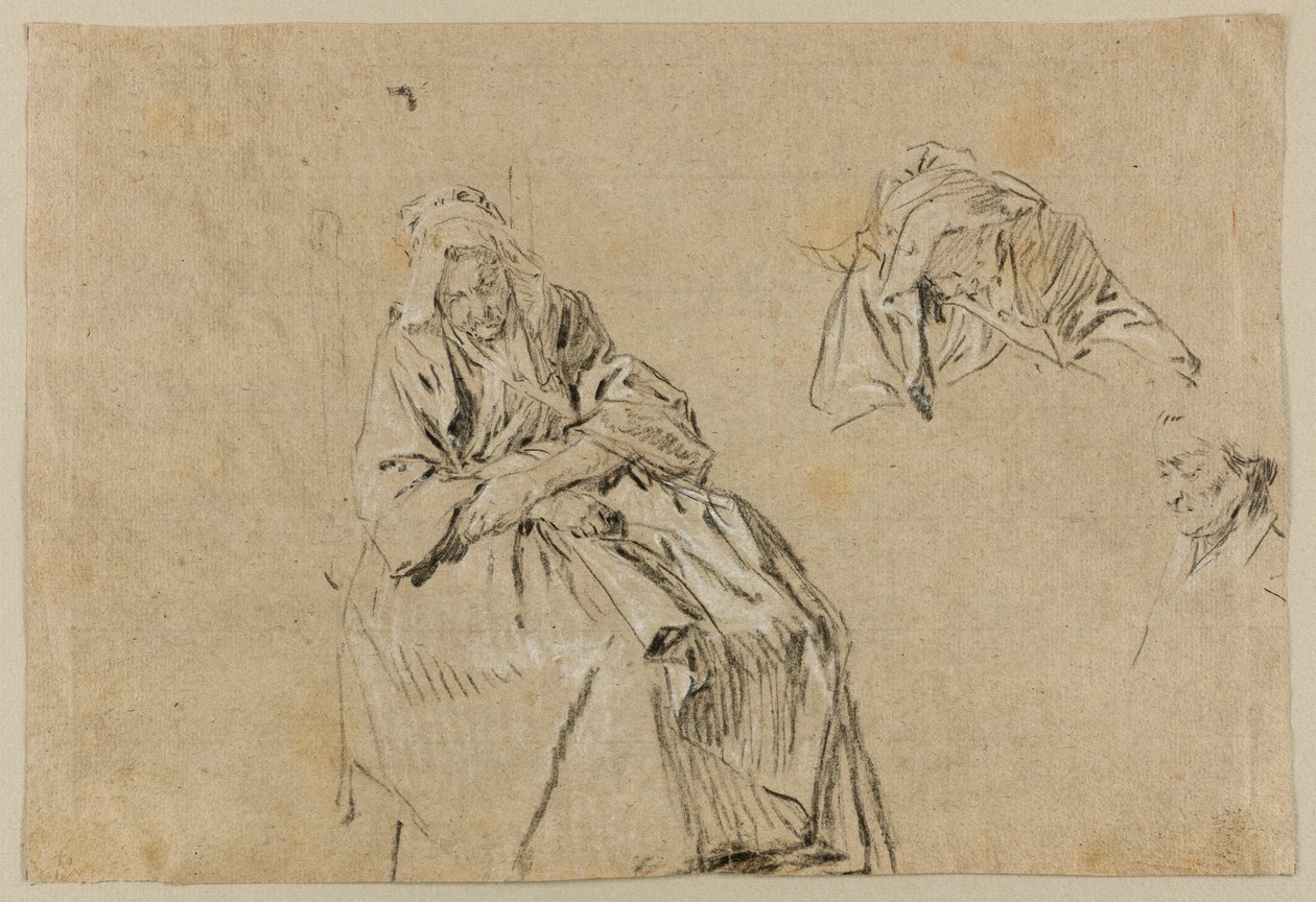 Studio per la vecchiaia da Nicolas Lancret