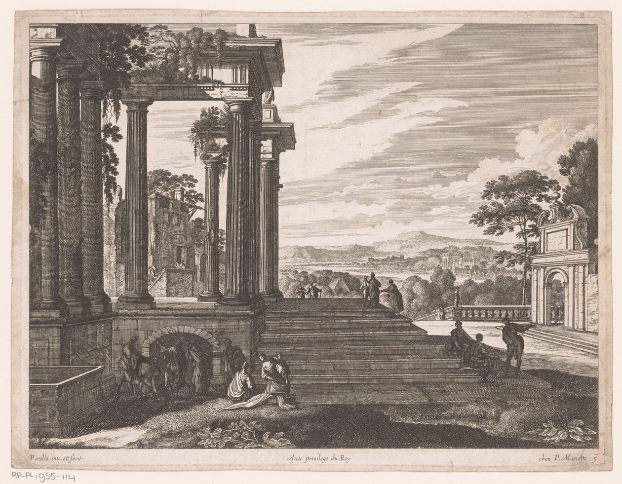 Rovina antica da Nicolas Perelle