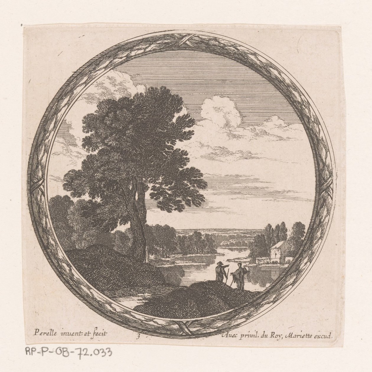 Paesaggio fluviale da Nicolas Perelle