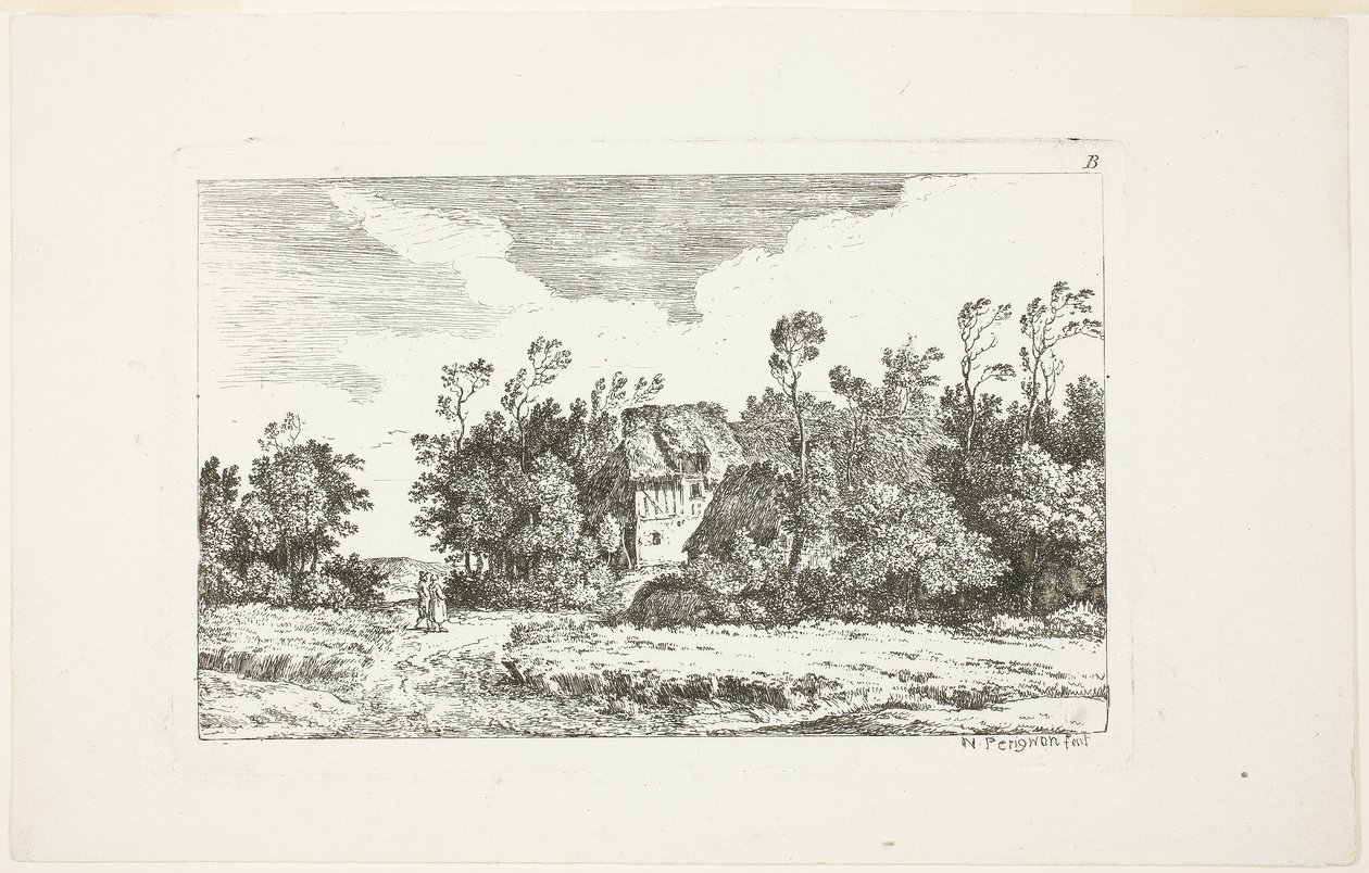 Paesaggio, da Deuxieme Cahier de Paysage da Nicolas Perignon