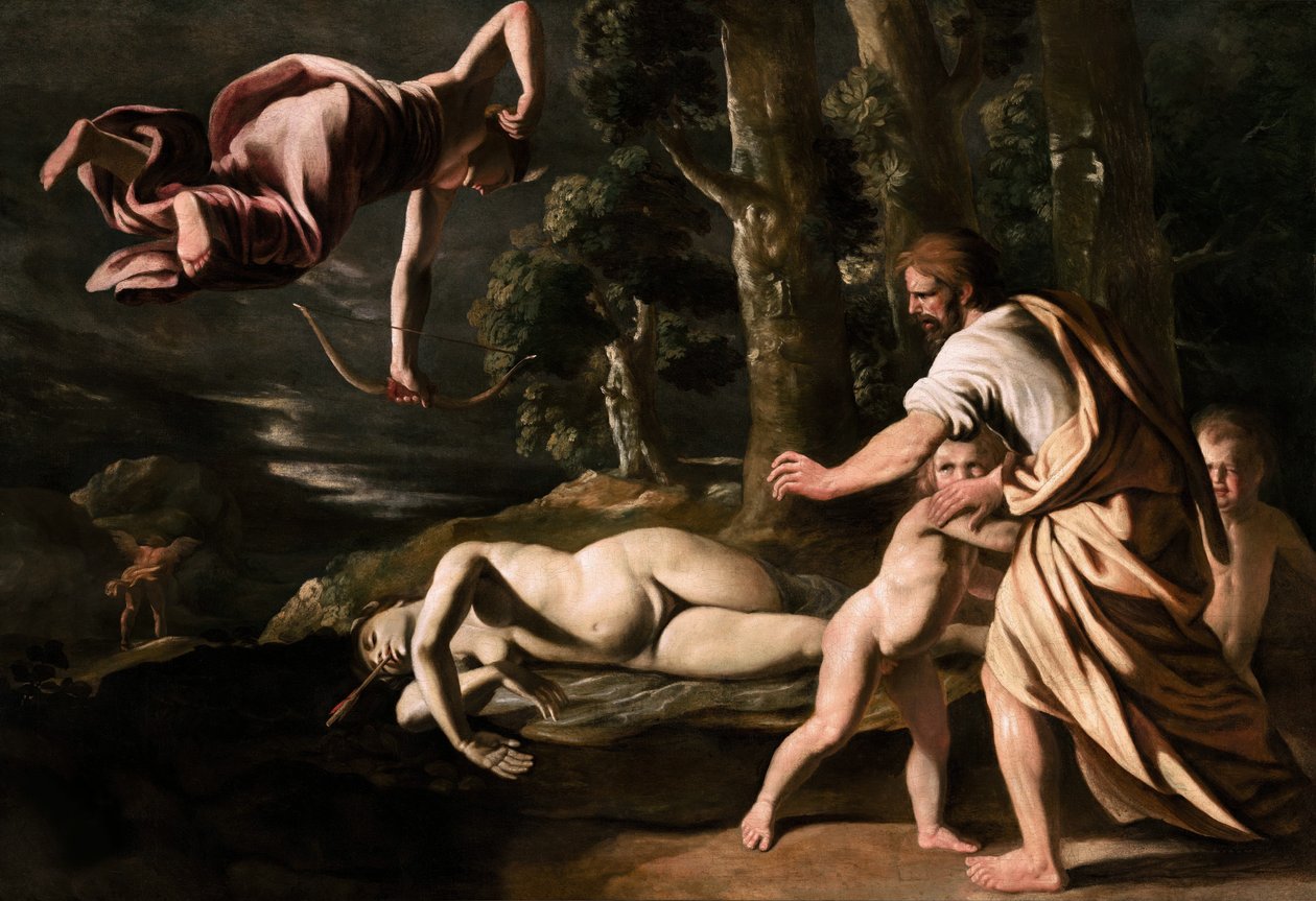 La morte di Chione da Nicolas Poussin
