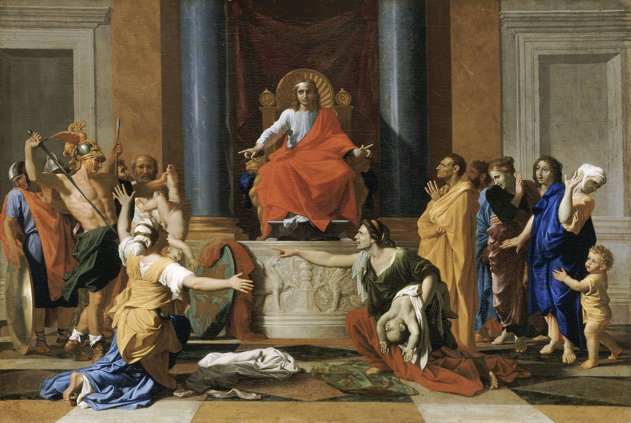 Il giudizio di Salomone da Nicolas Poussin