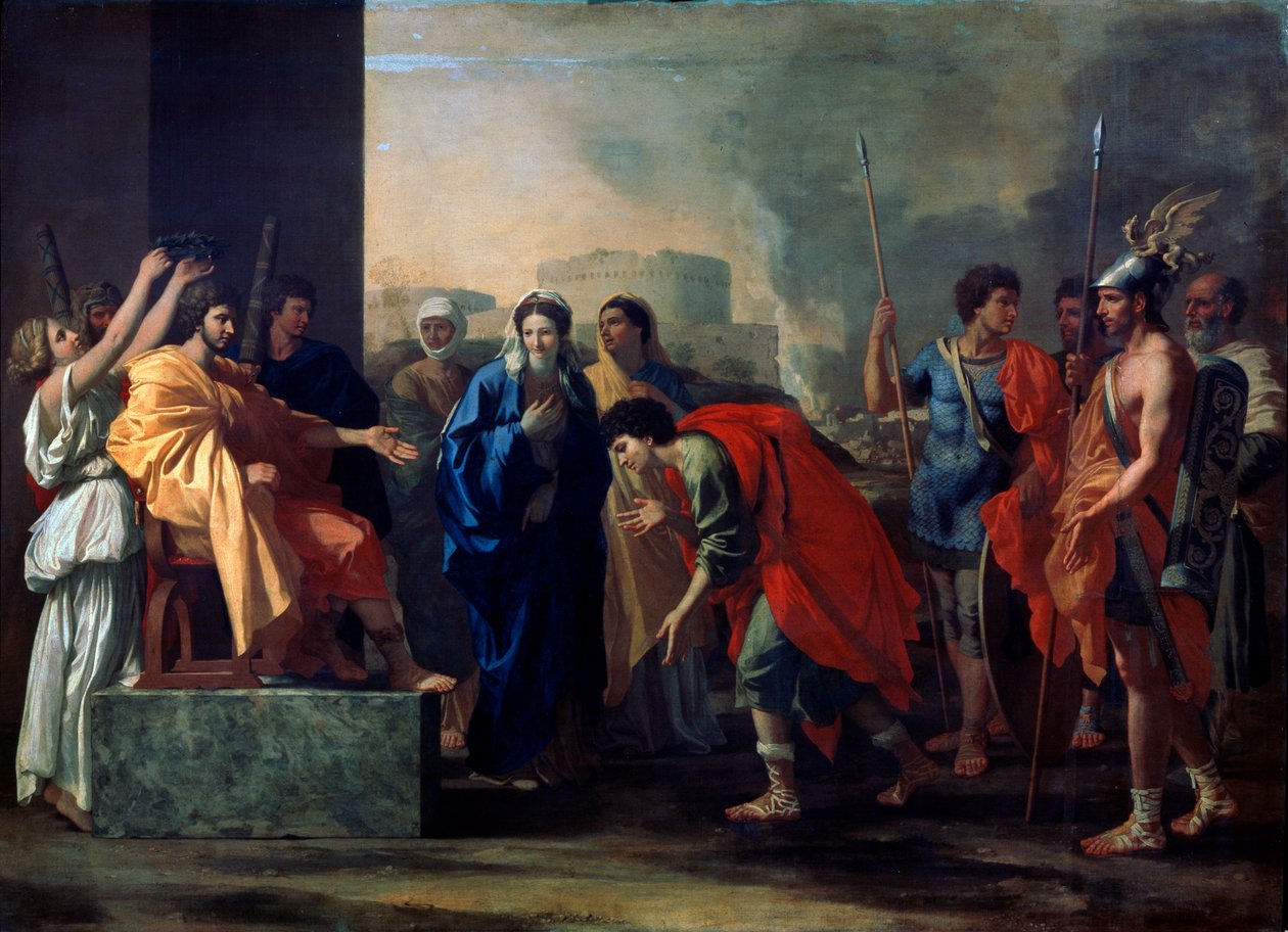La magnanimità di Scipione Africano, 1640 da Nicolas Poussin