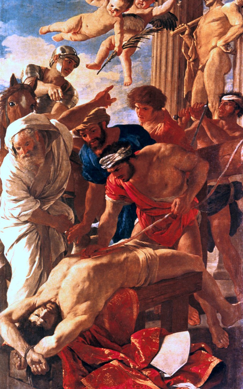 Il martirio di San Erasmo da Nicolas Poussin