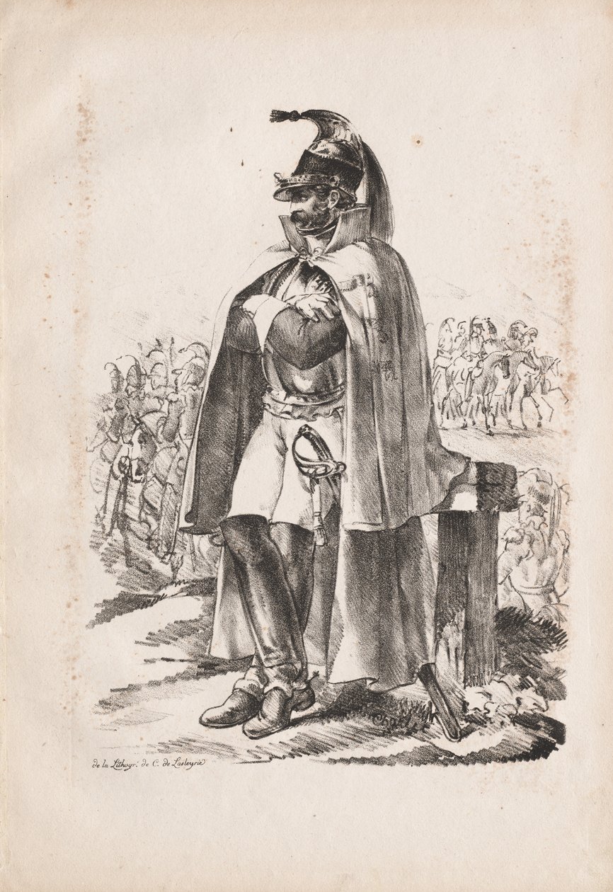 Costumi militari: Cavaliere, 1814-1818 da Nicolas Toussaint Charlet
