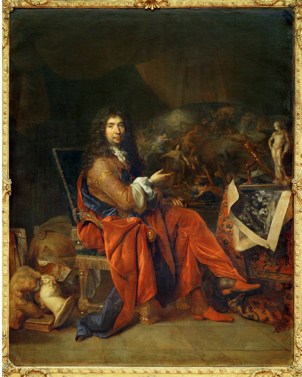 famiglia ... da Nicolas de (workshop) Largilliere