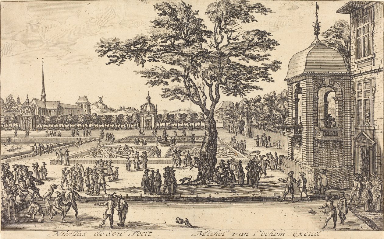 Veduta di un Giardino da Nicolas de Son
